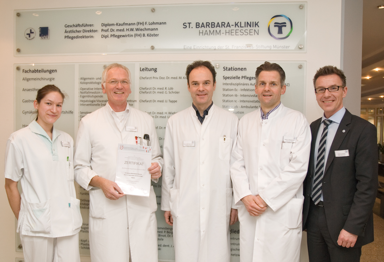 Erstes zertifiziertes Bluthochdruck-Zentrum in Hamm: Barbara-Klinik ...
